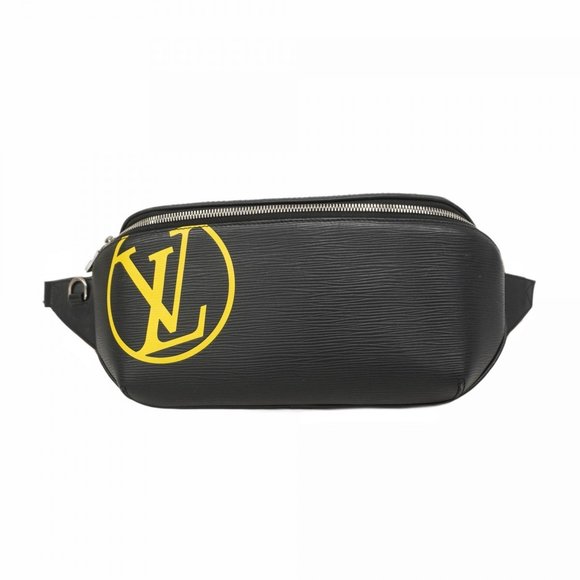 Louis Vuitton Epi Leather Body Bag, LV Circle Bum Bag M55131, Noir, Men's - Picture 1 of 16
